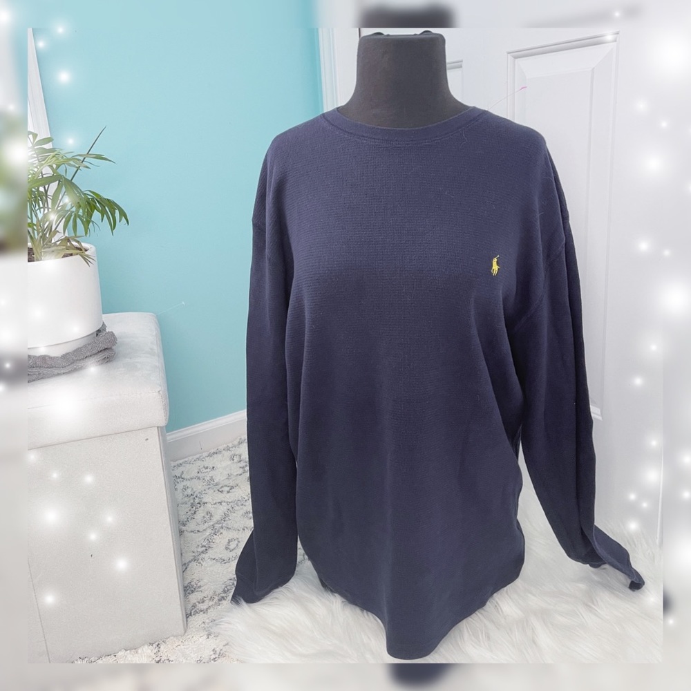 Polo Ralph Lauren Navy Blue Crew Neck Size XL